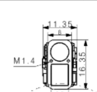 Module télémètre laser longue portée 1200m 905nm Classe 1 UART TTL pour la topographie par drone et l'automatisation industrielle