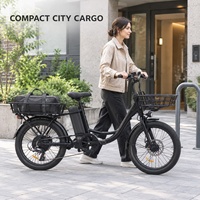 Vélo cargo familial à longue portée avec cadre bas, batterie amovible 36V et freins hydrauliques pour parents