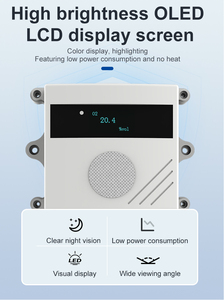 เครื่องตรวจจับก๊าซในฟาร์มสัตว์ปีก CH4 <span class=keywords><strong>CO2</strong></span> O2 <span class=keywords><strong>NH3</strong></span> H2S เซ็นเซอร์ตรวจจับก๊าซคาร์บอนไดออกไซด์ ไฮโดรเจนซัลไฟด์ มีเทน ออกซิเจน แอมโมเนีย พร้อมตัวส่งสัญญาณ - Product Image 4