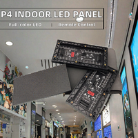 Module de panneau vidéo LED RGB d'intérieur P4 en gros, 64x32 points, avec SDK pour la signalisation dynamique dans les aéroports, centres commerciaux, ascenseurs et magasins de détail