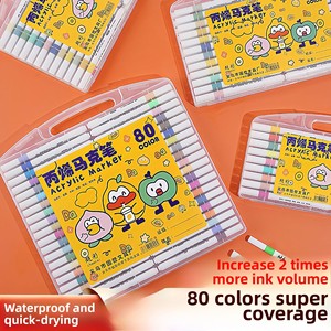 Acrylic nước dựa trên Bút Đánh Dấu cho trẻ em học sinh nhanh chóng làm khô màu nước cho Diy sơn Opaque có thể giặt màu Bút Đánh Dấu - Product Image 2