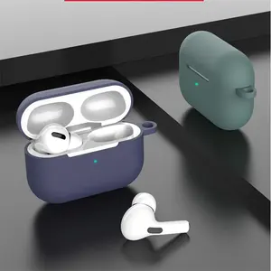 Mini Offre Spéciale Silicone souple avec crochet Style Designer pour Airpod étui housse écouteurs étuis Ultra mince protecteur pour AirPods pro