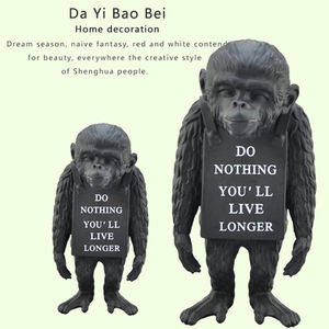 Giocattolo Medicom sculture Pop Art resina arte Banksy Orangutan Banksy - Product Image 2