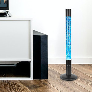 Wholesale Aluminum Body LED Light Kit Blue Red &amp; Green <strong>Battery</strong> <strong>Operated</strong> <strong>Floor</strong> Lava Glitter <strong>Lamp</strong> - Product Image 3