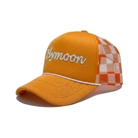 Casquettes de baseball en maille respirante à 5 panneaux, personnalisables avec logo brodé ou imprimé, et casquettes trucker en mousse à dos quadrillé, vierges et unies, vente en gros