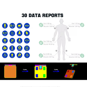 Nhà Máy 30 Cơ Thể Dữ Liệu 8 Điện Cực Thông Minh Quy Mô Thông Minh Kỹ Thuật Số <span class=keywords><strong>BMI</strong></span> Điện Tử Cơ Thể Chất Béo Quy Mô Với Wifi Ứng Dụng Miễn Phí - Product Image 3