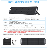 Panneau solaire pliable portable 100W 120W 160W 200W 250W, chargeur de batterie 12V, tapis imperméable ETFE, marine, Geelong Kings XTM BCF