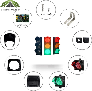 Contrôleur de signalisation routière LED haute qualité 200 mm PC+Aluminium avec flèche, vente chaude - Product Image 6