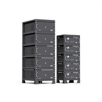 Pack de batteries LiFePO4 de type rack LFP-M-R 51,2 V 16,07 kWh avec protection IP21 pour système de stockage d'énergie solaire