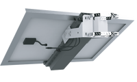 Système de montage solaire hors réseau pour caméra CCTV EBOY ECN25SYN 20W 40W 60W 80W IP66 avec batterie, kit complet