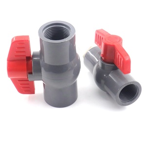 1/2 "~ 2" filo e presa di tipo Grey/blu/bianco PVC valvola a sfera raccordi di irrigazione giardino acquario acquario serbatoio di pesce valvola a sfera - Product Image 1