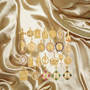 สร้อยคอทอง 18K สไตล์คาร์นิวัลฮาโลวีนสุดฮิตสำหรับเด็กและผู้ใหญ่  จี้รูปผี โครงกระดูก ฟักทอง หน้ากาก  ประดับด้วยคริสตัล - Product Image 3