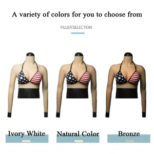 Faux seins en silicone pas cher manches longues vêtements naturels Crossdresser seins artificiels en silicone seins pour homme - Product Image 2