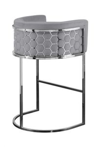 Tabourets de bar modernes <span class=keywords><strong>gris</strong></span> bleu clair table de bar et tabourets en métal en acier inoxydable bon marché pour la <span class=keywords><strong>cuisine</strong></span> - Product Image 4