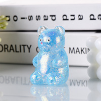 Jouet à presser ours réaliste mignon, jouet anti-stress amusant, jouet de décompression souple à ressort, cadeau d'anniversaire surprise