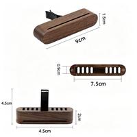 Désodorisant de voiture en plastique EVA solide avec logo personnalisé, à évaporation naturelle, à clipser sur grille d'aération, avec tampon de parfum rechargeable pour l'air automobile, vente en gros