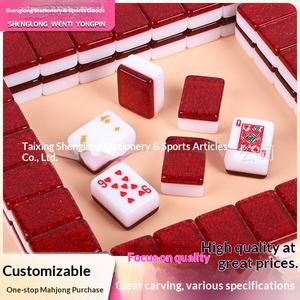 Poker Mahjong, Marca de Moda, Malasia, Singapur, <span class=keywords><strong>Rummy</strong></span>, 2 Colores, 4 Colores, Estilo Mahjong, Personalizable, 54 Piezas, 128 Piezas - Product Image 3