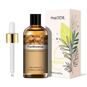 Vendita superiore olio essenziale per la cura del corpo odore naturale incenso aromaterapia olio essenziale puro al 100%