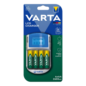 Chargeur LCD Varta 4x AA 2600 mAh avec interrupteur intelligent et technologie de sécurité - Product Image 3