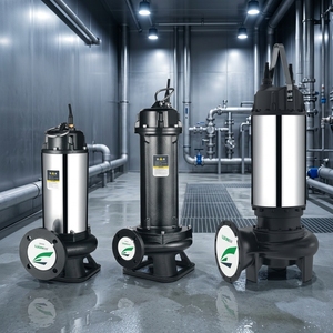 Pompe submersible pour eaux usées en acier inoxydable SUOU WQ-BG, anti-rouille, anti-corrosion, pour le traitement des eaux usées - Product Image 3