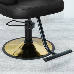 Rita silla de barbero negro mate Silla de salón superior <span class=keywords><strong>para</strong></span> barbería Muebles de salón de Estilo Vintage <span class=keywords><strong>para</strong></span> peluquería - Product Image 2
