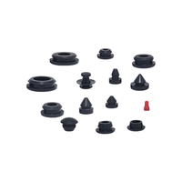 Bouchon à trou borgne en silicone colle à encliqueter bouchon à vis cylindrique échantillon gratuit personnalisable