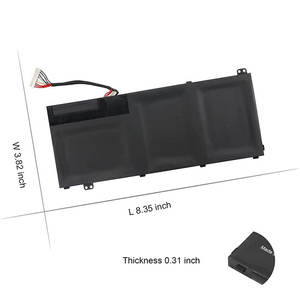 แบตเตอรี่ AC17A8M แล็ปท็อปสำหรับ <span class=keywords><strong>ACER</strong></span> Spin 3 SP314 SF314 TMX314-51-M มก. TMX3410-MG แบตเตอรี่โน๊ตบุ๊ค TMX3310-M - Product Image 4