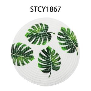 แผ่นรองจานสำหรับตกแต่งลายดอกไม้ยอดนิยมในฤดูใบไม้ร่วงแผ่นรองจานพิมพ์ลายฉนวนกันความร้อนแผ่นรองจานสไตล์ตะวันตกที่เรียบง่ายและอเนกประสงค์ - Product Image 5