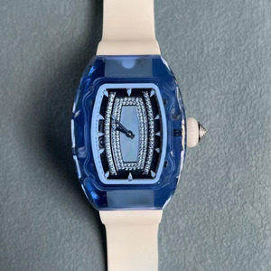 New Ultra-luxurious, Unique and Fashionable Tourbillon, Top-quality Blue Crystal Waterproof Automatic <b>Mechanical</b> <b>Watch</b> for Men - Product Image 1