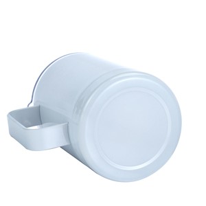 Taza de café térmica de 10 oz con asa, doble pared, aislada al vacío, de acero inoxidable, para oficina, hogar, camping, regalo promocional - Product Image 2