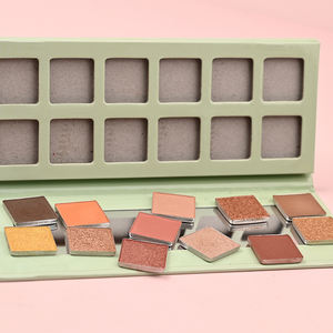 Palette <span class=keywords><strong>vert</strong></span> clair terreux nude nuances forme carrée maquillage cosmétique Palette de <span class=keywords><strong>fard</strong></span> à paupières personnalisée - Product Image 6