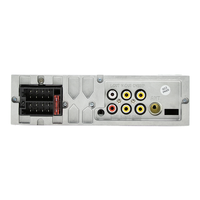 Stéréo de voiture Single Din avec lecteur DVD | Bluetooth | Radio FM/AM | Récepteur audio USB SD AUX Audio de voiture électrique