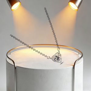 <span class=keywords><strong>Collar</strong></span> con Colgante <span class=keywords><strong>de</strong></span> Plata S925 al por Mayor, Serie Amor, para Compromiso y Boda, con Circonita Regalo Perfecto para Novia - Product Image 4