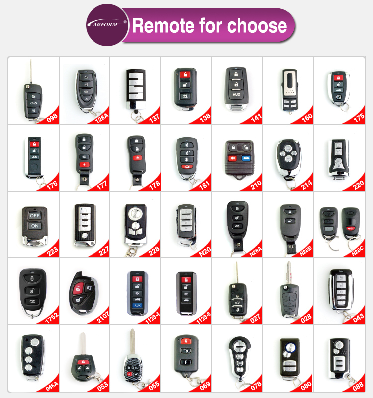 Alarme Voiture TOTMOX Avec Télécommande - Anti-vol Avec LED Et Verrouillage Centralisé
