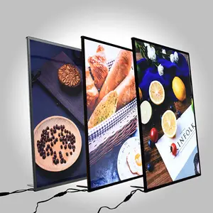 Cornice per Poster LED per ristorante display a colori con immagine a colori hd cartellone banner con poster a led