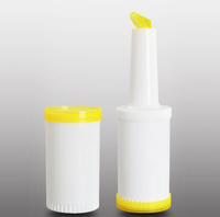 Pichet à eau pour jus de thé transparent pour restaurant Pichets à boire en plastique acrylique Pichets à bière Pichet à eau Verseurs pour bouteilles