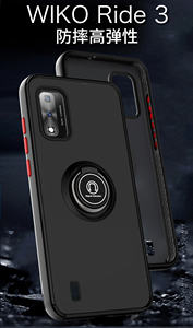 Hot <span class=keywords><strong>Wiko</strong></span> Ride3 Cartoon Skin-Feel Phone Case Plusieurs couleurs Soft TPU + PC Material Excellent Kickstand Mobile Phone Case - Product Image 5