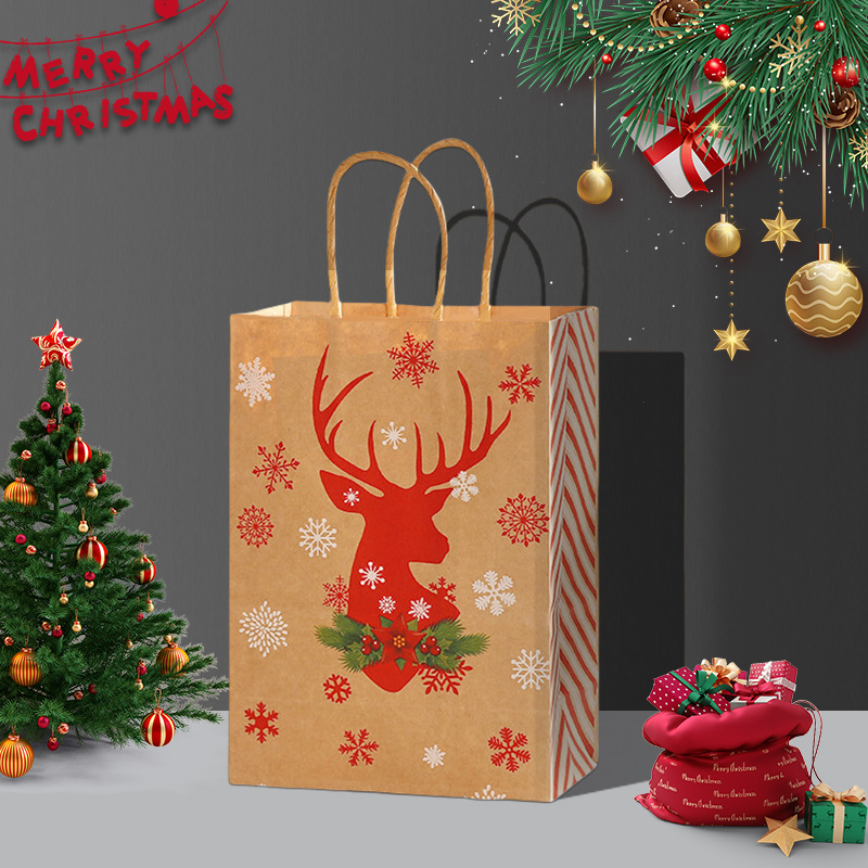 Papier kraft élan de Noël-15821cm