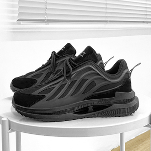 Zapatillas informales de alta calidad para hombre, parte superior de tela de malla transpirable, suela elástica, zapatos cómodos para caminar, zapatos de talla grande para verano - Product Image 1