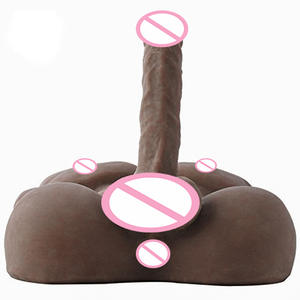 Muestra gratis de fábrica de juguetes de comercio exterior de exportación Hawk Macho muñeca masculina invertida masturbación femenina consoladores productos negros - Product Image 3