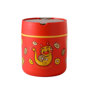Dragon Year 304 Stainless Steel Soup Cup Sealed Leak Proof Portable <b>Lunch</b> <b>Box</b> For Students Office Workers - Product Image 5