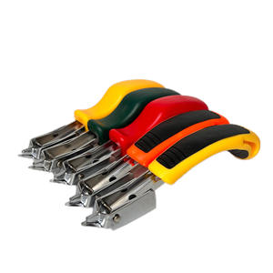 Pistolet à clous manuel 3-en-1 en acier inoxydable pour portes, outil de menuiserie pour réparation domestique DIY - Product Image 1