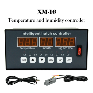 XM-16 hoàn toàn tự động lồng ấp trứng lồng ấp điều khiển AC 180V-240V thông minh kỹ thuật số nhiệt độ độ ẩm Điều khiển - Product Image 2