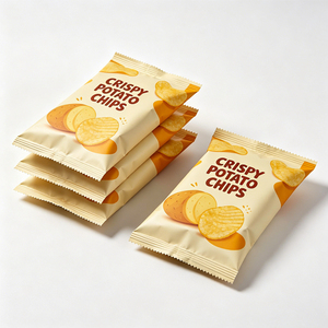 Bolsa de Embalaje de Papel de Aluminio Sellada por la Parte Posterior de Alta Calidad para Chips, Plátanos, Patatas y Otros Snacks - Product Image 3