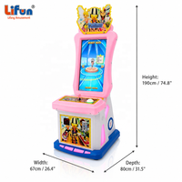 Machine de jeu d'arcade LIFUN Kids Parkour Running, jeu vidéo à monnayeur avec option de rédemption de billets et de capsules