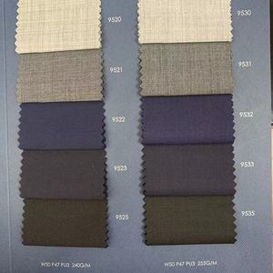 240 g/m 50% 울 47% 폴리 에스테르 3PU 고품질 호주 메리노 울 최악의 정장 원단 - Product Image 2