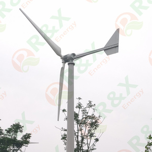 Generador Eólico Horizontal Magnético Trifásico China R&X RX-5KG 20KW 96V-380V con Aspas de Fibra de Vidrio Reforzadas y Rotor de 6.4m, Certificación CE RX-5KG - Product Image 2