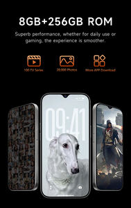 I17promax Octa Core Smartphone avec écran HD LTE Cellular CDMA Option de stockage de 256 Go Pure <span class=keywords><strong>Android</strong></span> 13 Clean Interface en anglais - Product Image 4