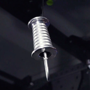 Mango de pecho de pájaro volador de aleación de aluminio para levantamiento de pesas, agarre de cuerda de cono con Clip para bíceps, rizo, tríceps, prensa metálica hacia abajo - Product Image 4