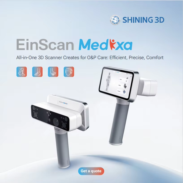 Precision-made Medixa Medical 3D Scanner High Resolution Full Body 3D Scanner for Medical Research & Biomechanics